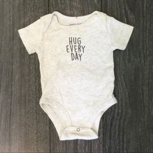 7/$20 Petit Lem Diaper Shirt - Hug Every Day